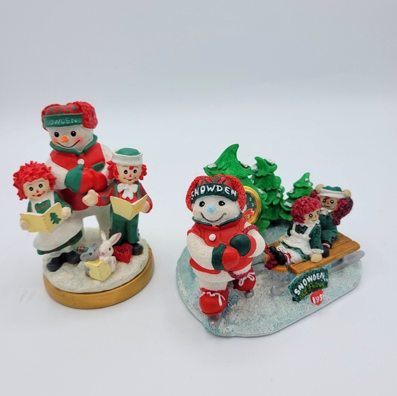 Vintage Snowden and Friends Raggedy Ann and Andy 1998 Lot of Two Pieces - Picture 12 of 12